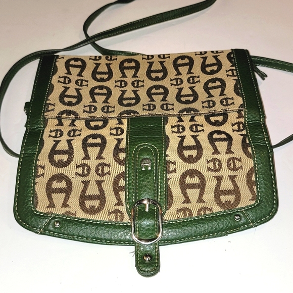 ETIENNE AIGNER CONVERTIBLE CLUTCH WALLET/CROSSBODY BAG - Picture 8 of 9